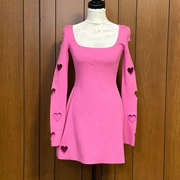 Mach & Mach Gaia Heart Cut-Out Minidress size M - Picture 7 of 15